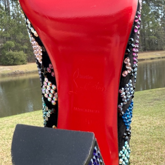 Christian Louboutin Harlequin Strass Heels - Picture 7 of 9